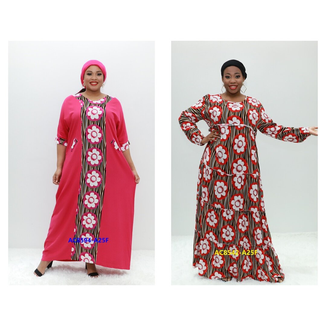 Afrique Vêtements Abaya Kimono OUVERT 2022 LOVE SAHARA AC8594-A25F GHANA BOUBOU BOUBOU