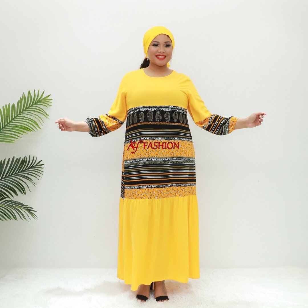 Африканские платья черная Kaftan Ay Fashion BLC40795F Танзания Бубу Кафтан