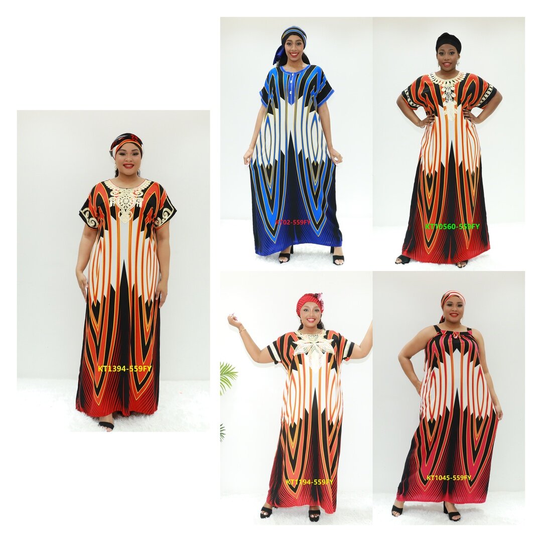 Roupas africanas Kaftan vestidos mulheres ay moda kt1394-559fy Congo ABAYA VESTIMENTO ÉTNICO