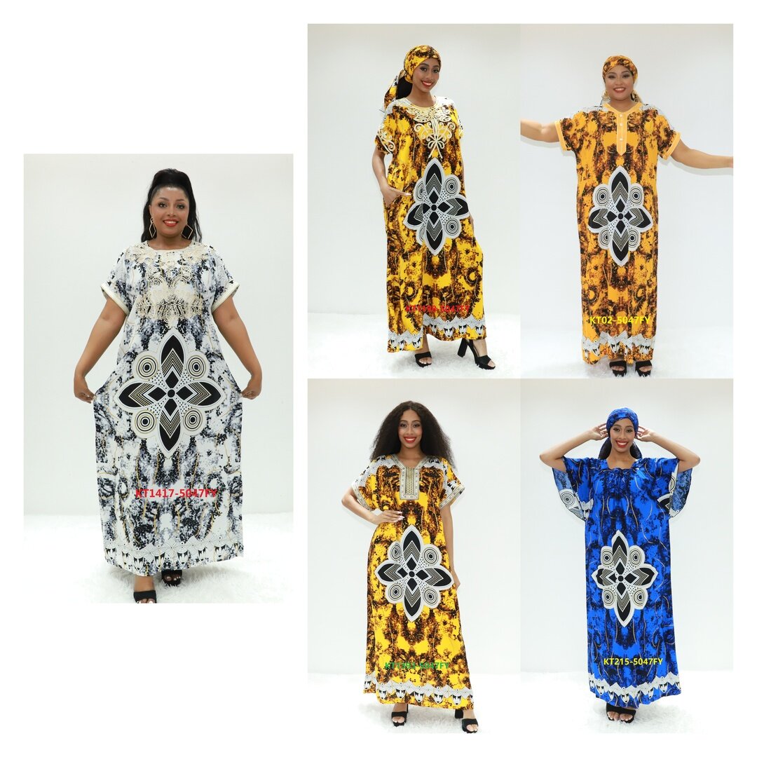 Modelos de chiffon abaya de roupas islâmicas kt1417-5047fy Congo Fashion Ethnic Dress