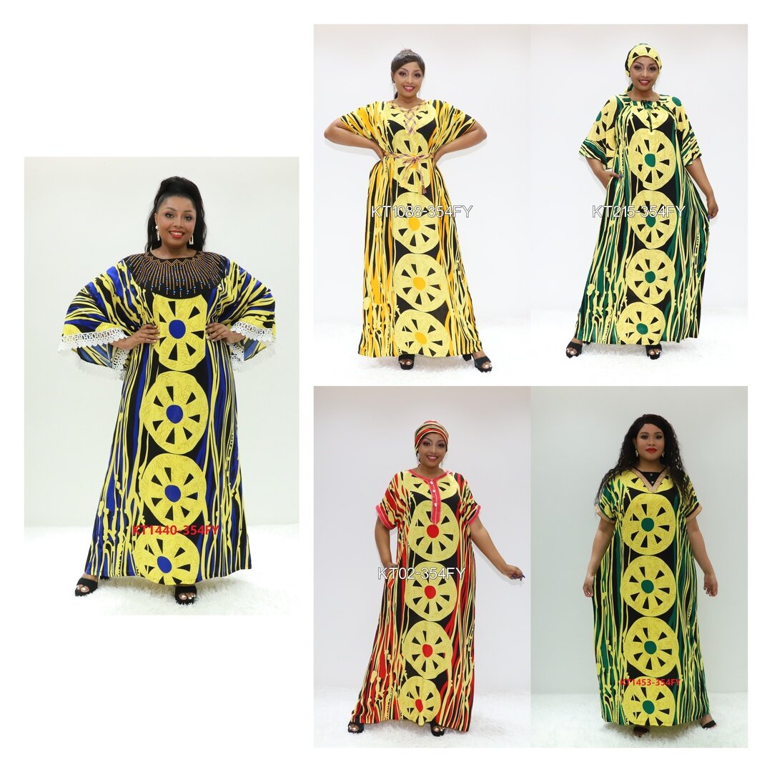 платье мусульманины Fabriquant abaya ay Fashion KT1440-354fy Nigeria Boubou Dashiki платье