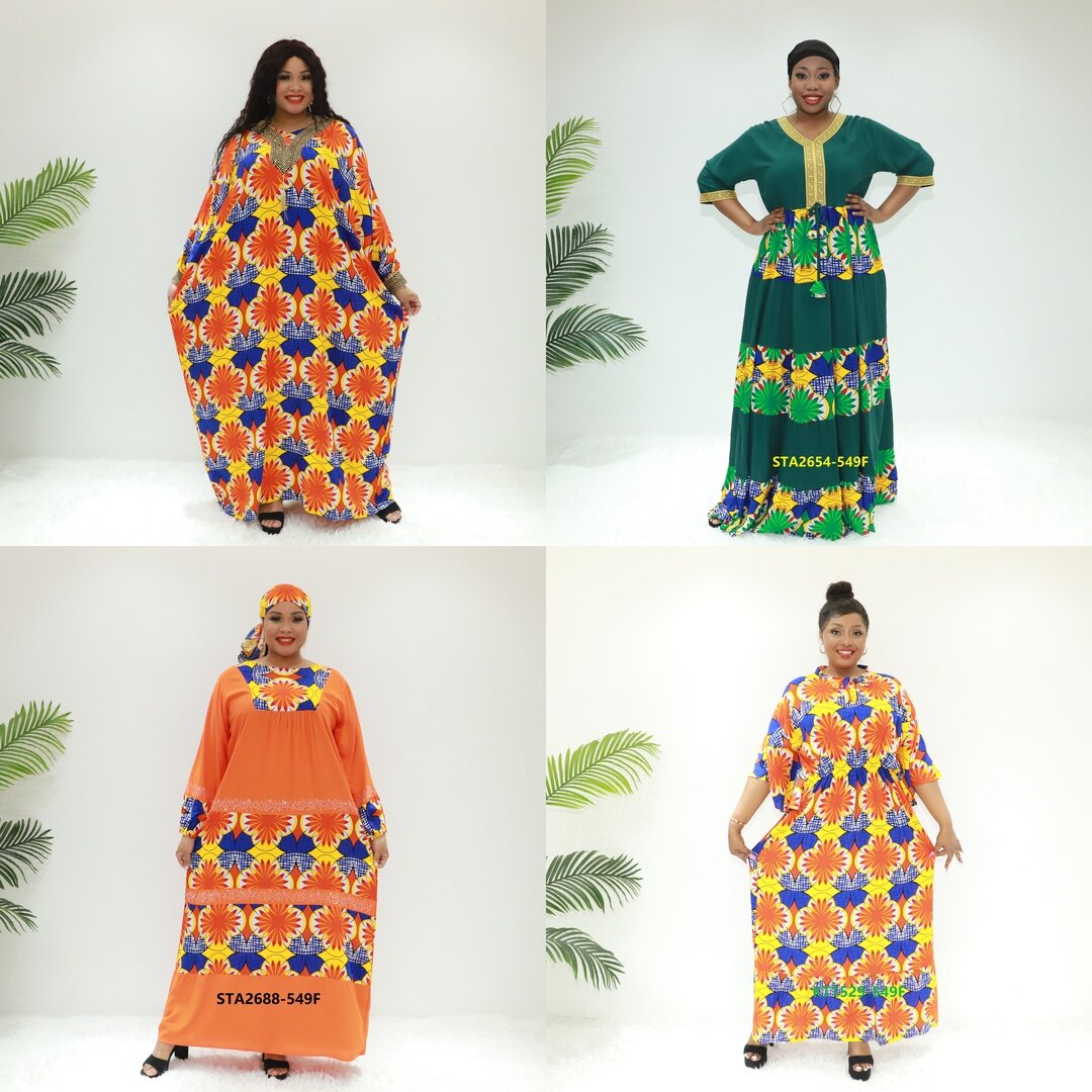 Afrika Kleidung niedriger Preis Abaya KT1468-549f Togo Fashion Dashiki Kleid