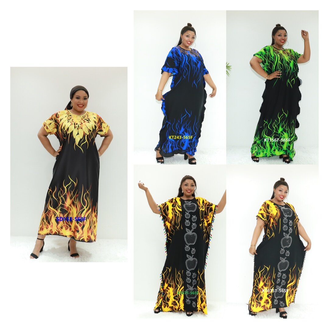 Les femmes musulmanes habillent les vêtements de Tanzanie SD152-565F Congo Dress Kaftan