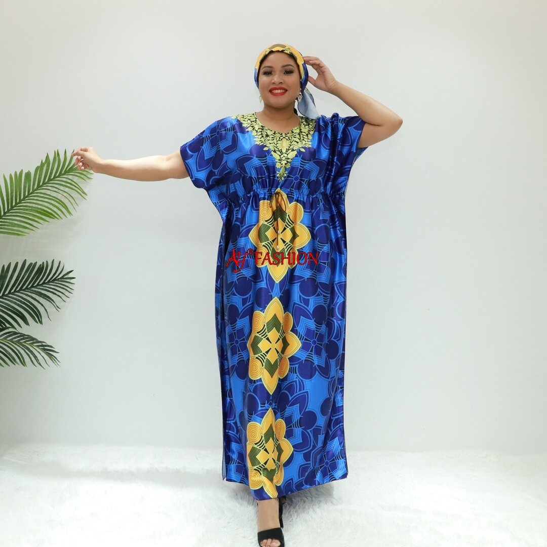 woman ethnic wear open kaftan Love Sahara SD156-2F Congo clothing ethnic dress