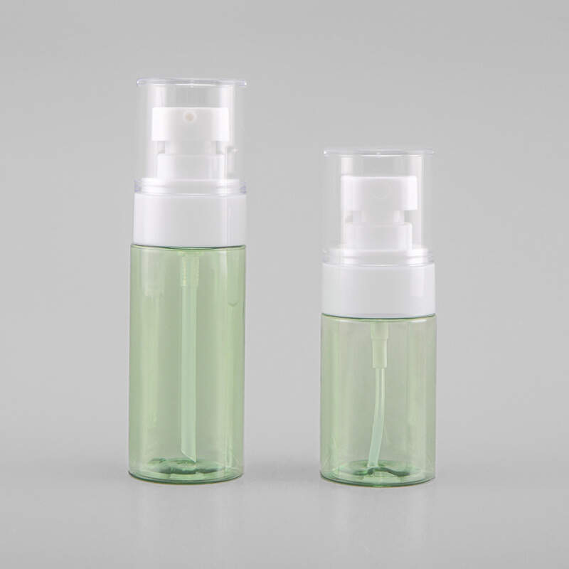 pet green transparent dew bottle