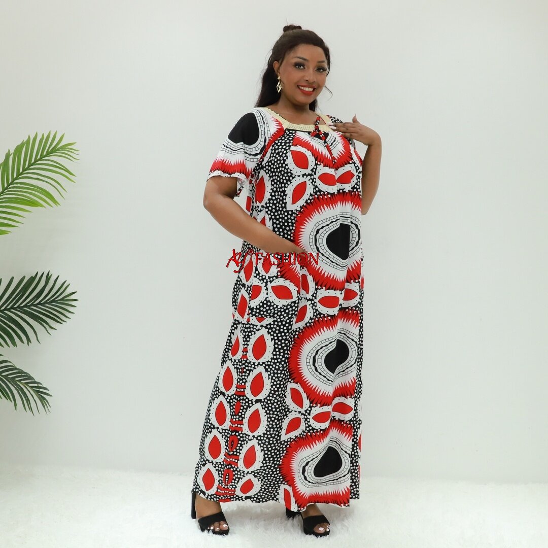 Roupas islâmicas Casal de roupas da África AMOR SAHARA AC1403-B22FP Tanzânia Boubou Vestido étnico