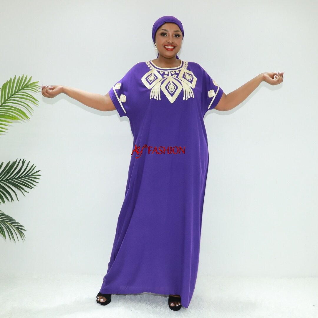 Ropa africana Abaya Wrap Noire Fashion Love Sahara AC348-5FY Nigeria Boubou Abaya