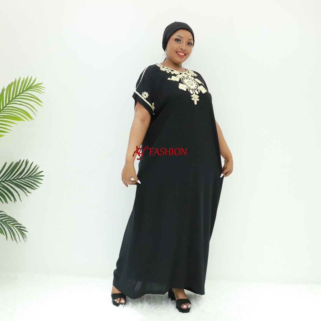 Ropa africana Abaya oscura Price bajo