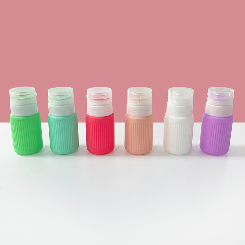 Silicone travel bottle