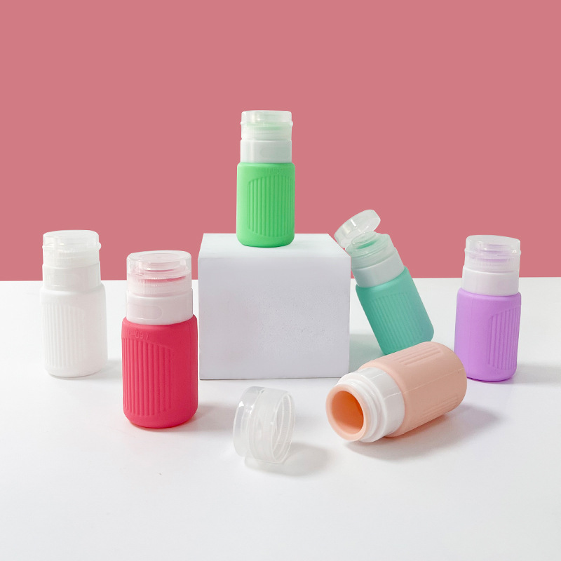 Silicone travel bottle