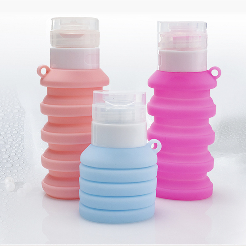 Silicone travel bottle