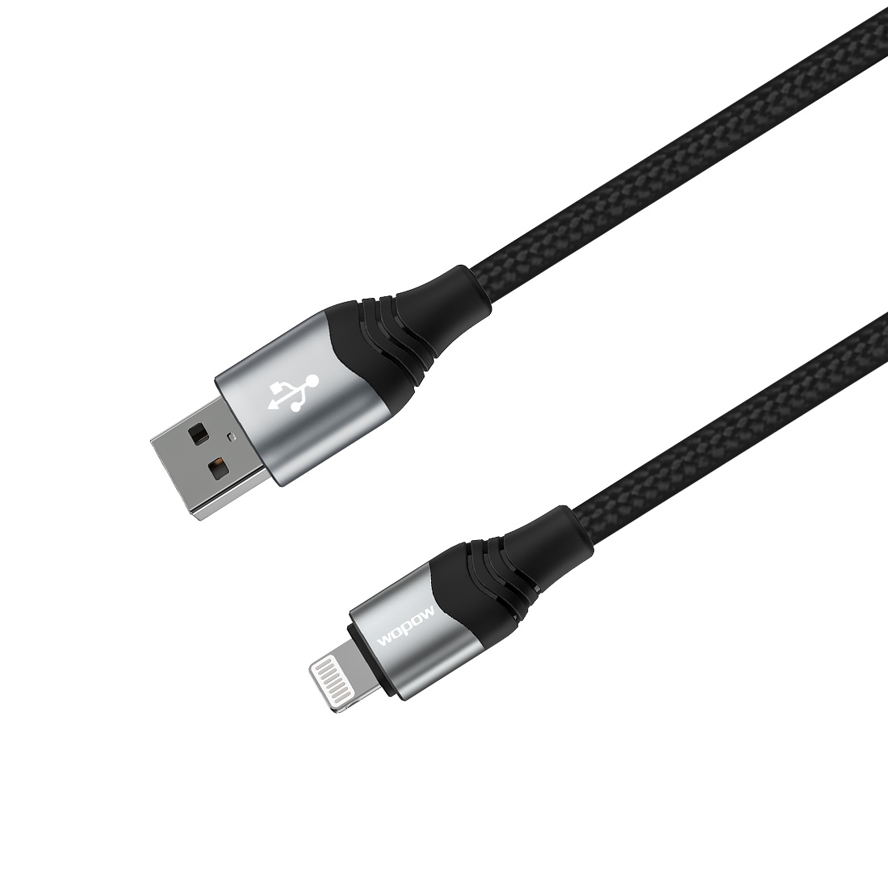 Fast charging braided data cable A to L  ML02