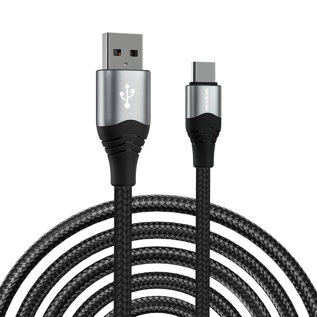 Fast charging braided data cable A to C ML01