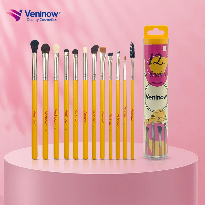 Veninow 12 Piece Eye Brush Set