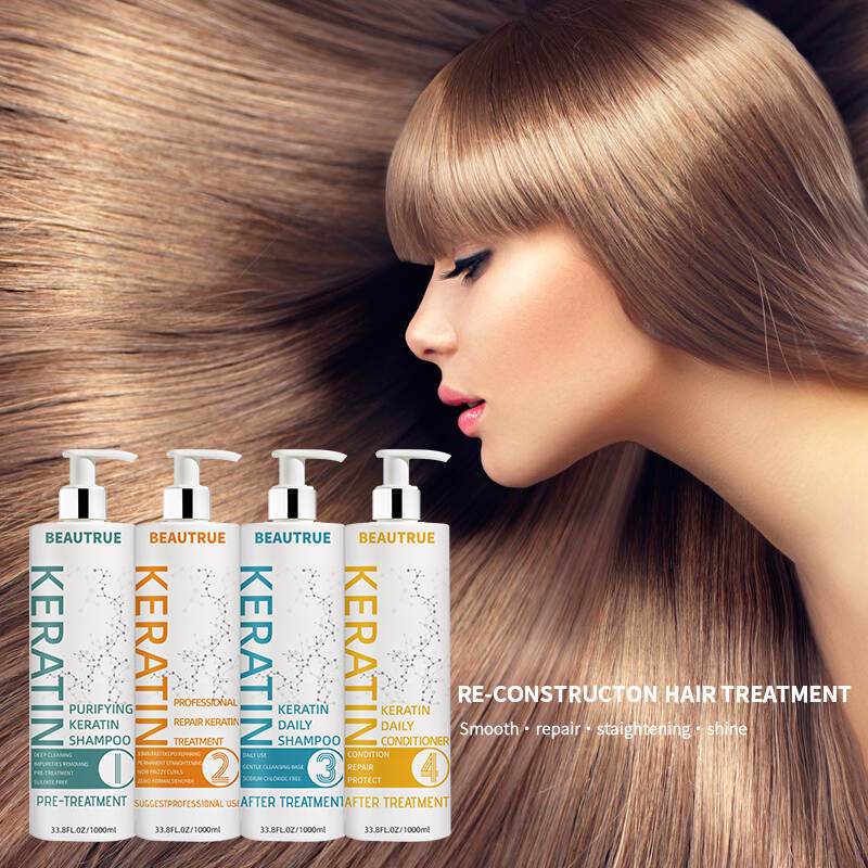 Keratin Shampoo and Conditioner Set