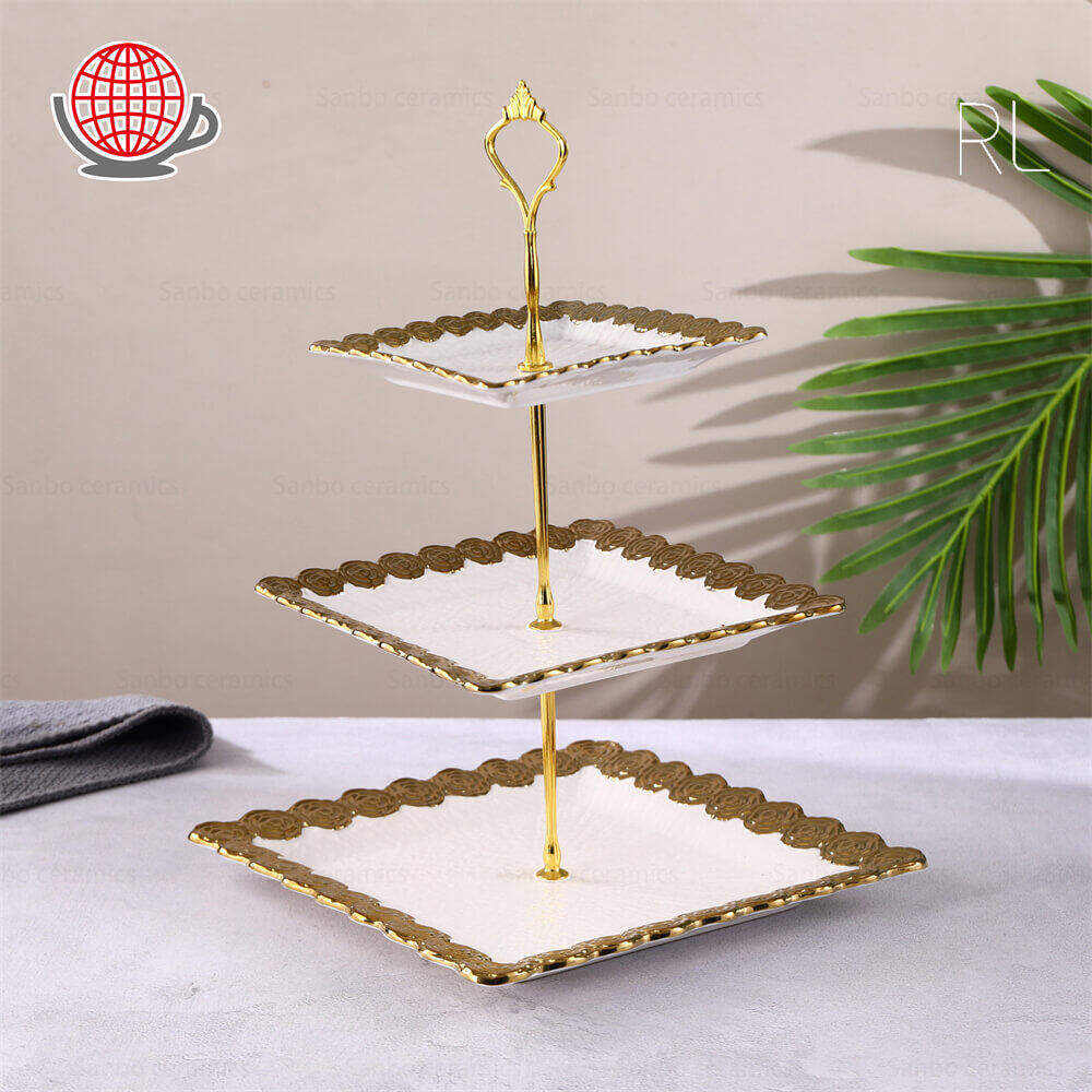 3 tier cake stand,tier plate stand,3 tier cookie stand