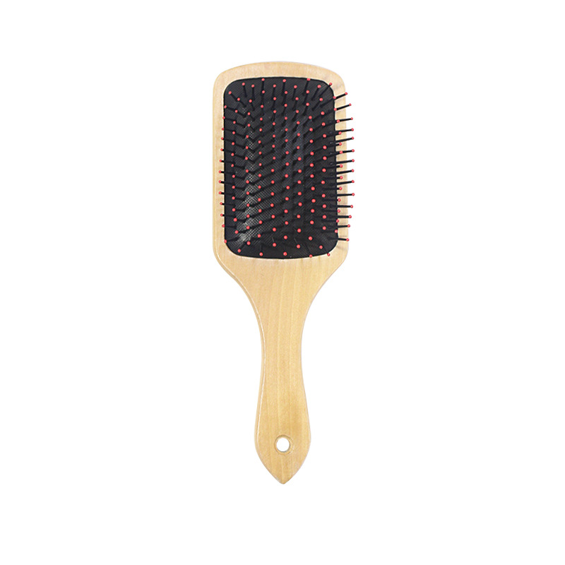 Wooden hair brush