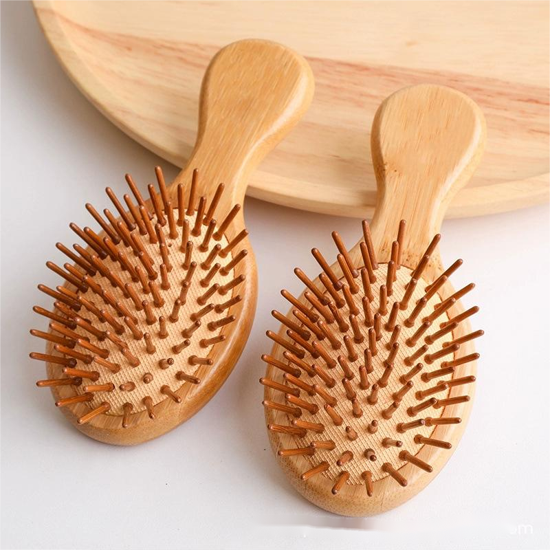 Wooden hair brush