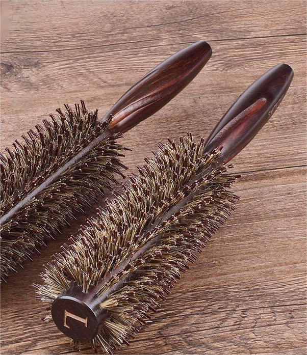 Wooden hair brush