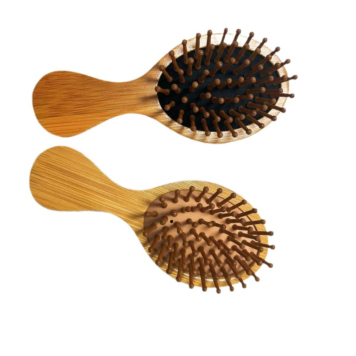 Wooden hair brush