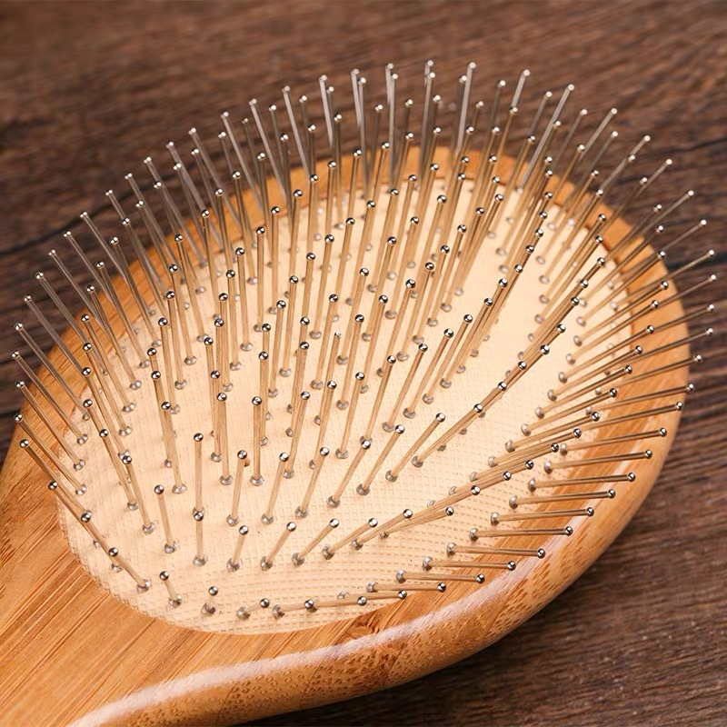 Wooden hair brush