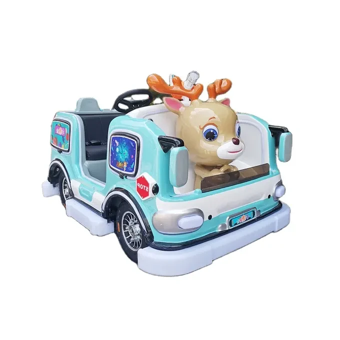 Best Price Amusement Equipment Ride Bumper Car Battery Powered Kids Bumper Car Kid Game Machine Parent Child Rides For Sale