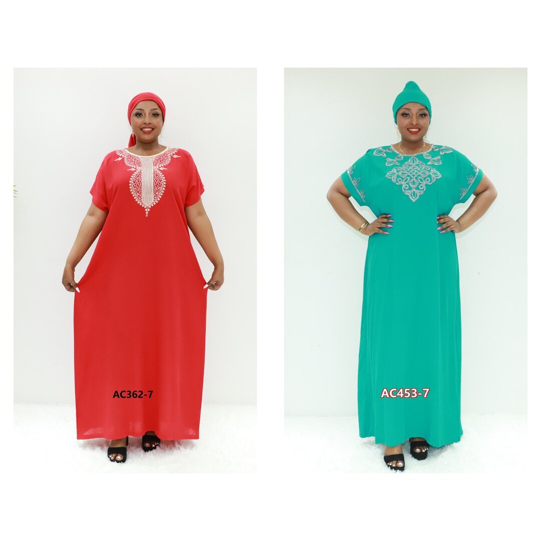 Muslimah Dress Design à la mode Abaya Love Sahara AC362-7 Nigeria Clothing Kaftan