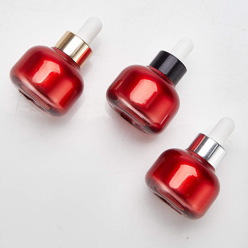 Red color spray oil bottle