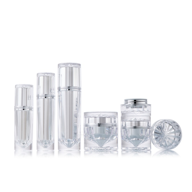 Acrylic diamond set bottle