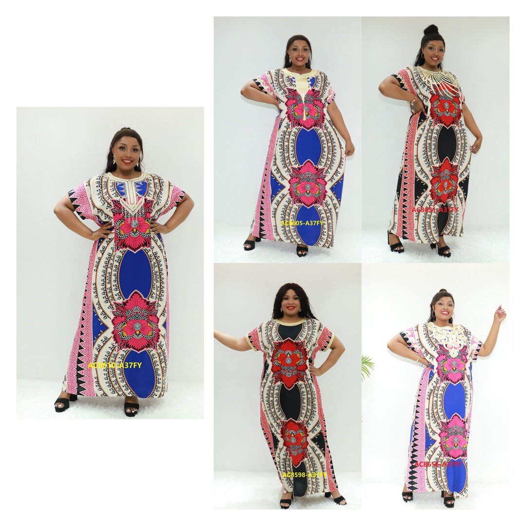 Africa clothing lawn dress ethnic AC8610-A37FY Congo abaya boubou