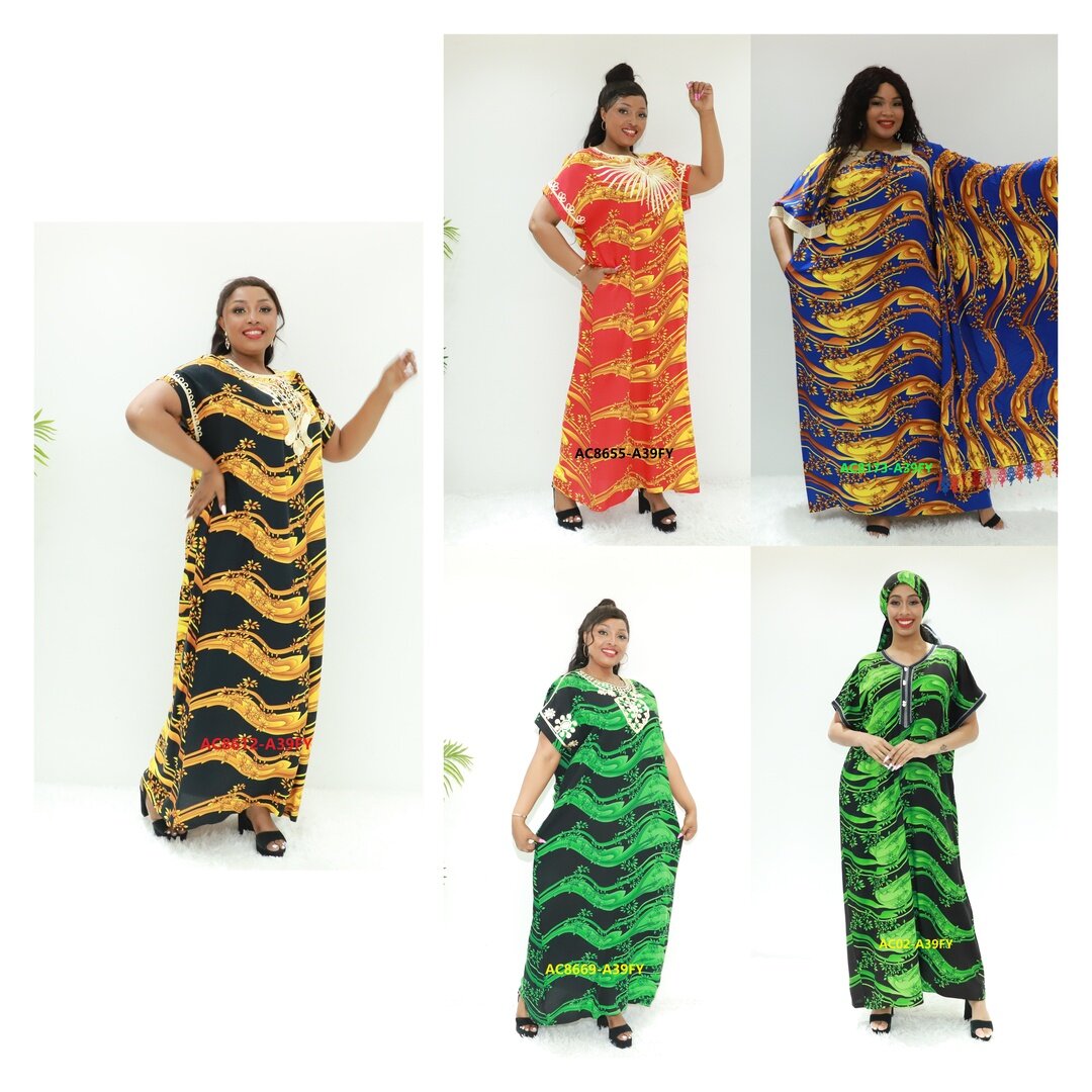 African dresses kaftan marocain femme robe Love Sahara AC8612-A39FY Cameroon Fashion abaya