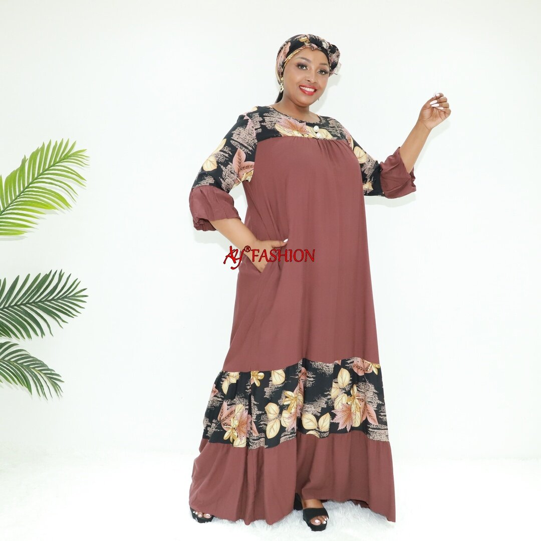 Robe musulmane reine Abaya Love Sahara BLC40754-1fy Tanzania Boubou Caftan