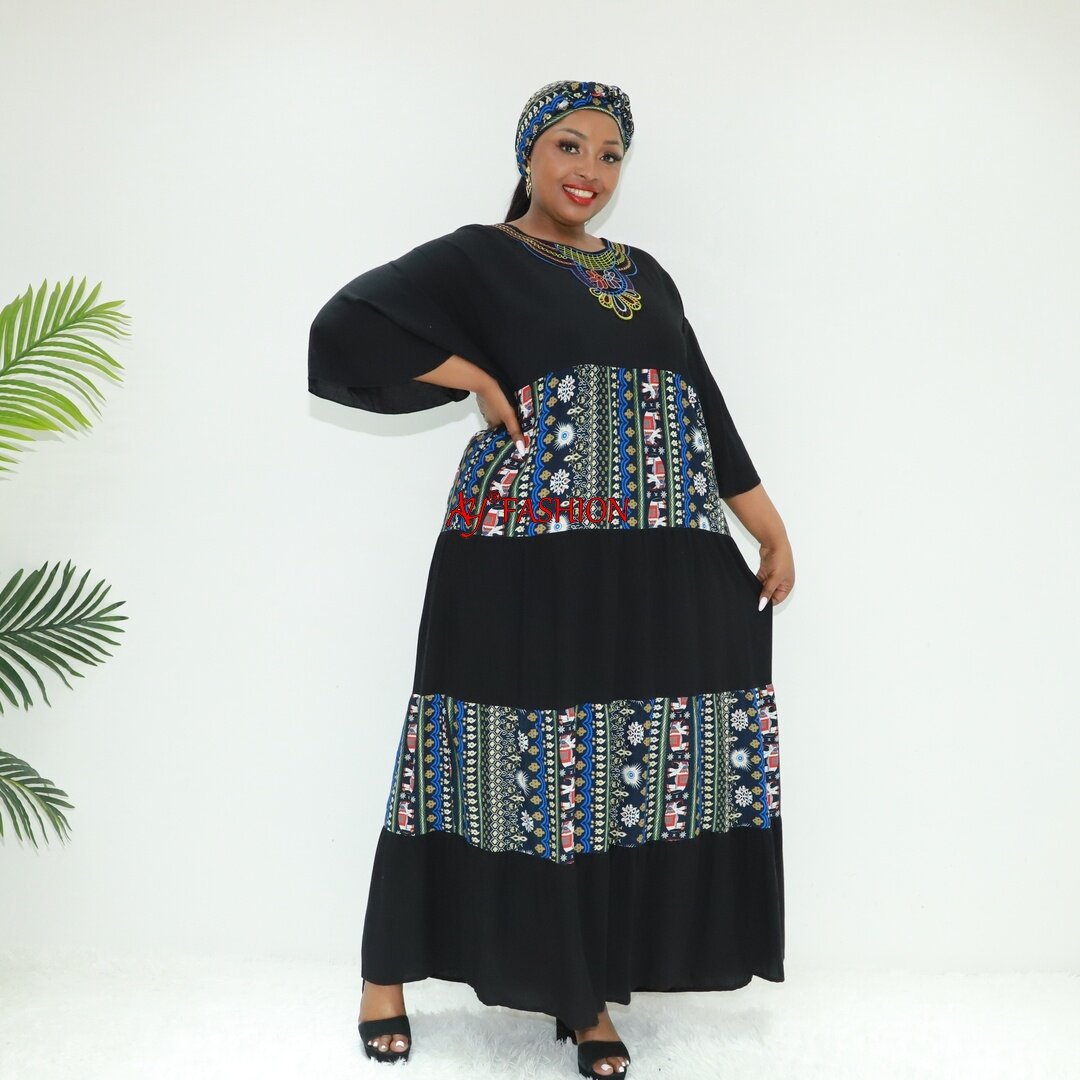 Vêtements islamiques Grossiste Abaya Fournisseur Love Sahara BLC40786f Abidjan Caftan Abaya