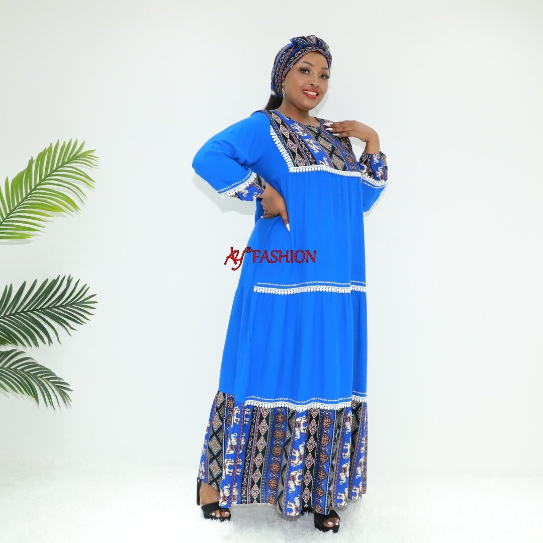 Платье Африки платья Kaftan Ghana Ay Fashion BLC40793f Нигерия Абая Дашики платье