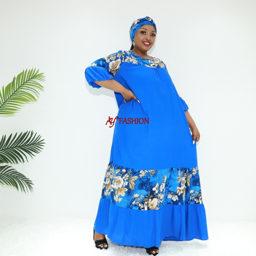 Vestido de África Abaya Lates T Modelas BLC4726-7FY Tanzania Muslim Dress Boubou