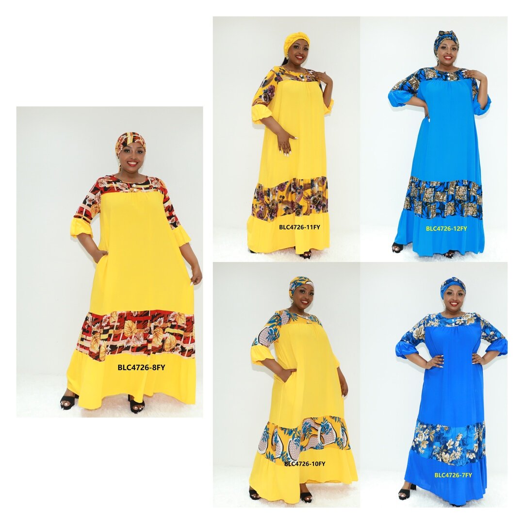 Africa dress abayas trending rushed AY Fashion BLC4726-8FY Nigeria clothing ethnic dress