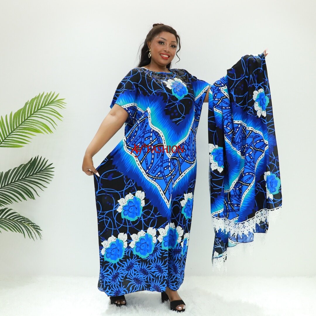 Vêtements ethniques Sportayin Dera Love Sahara KT1318-542BS6 Cameroun Muslim Dashiki Dashiki robe