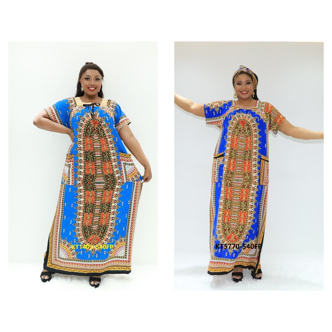 Vestido de África Fabrica gruesa de Abaya Amor Sahara KT1403-540FP Ghana Clothing Kaftan