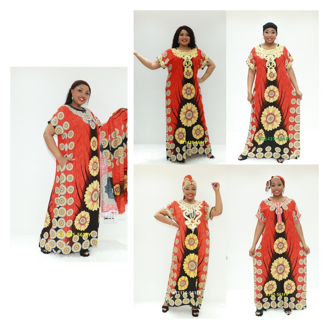 Vestidos africanos Boubou Saoudien Homme KT1485-561FY Tanzania Ettnic Dress