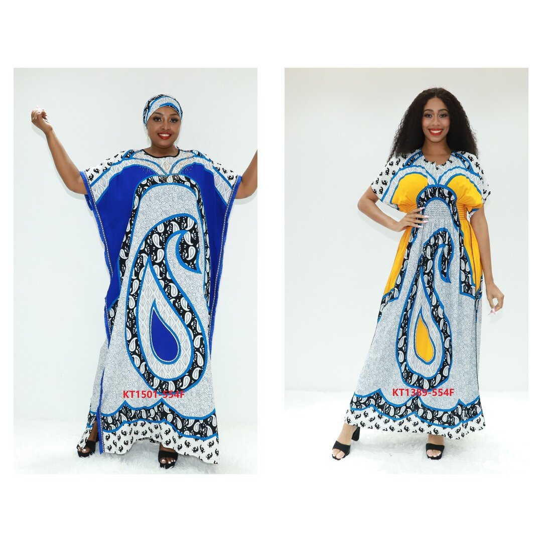 muslimah dress baya africain perle KT1501-554F Ghana abaya ethnic dress