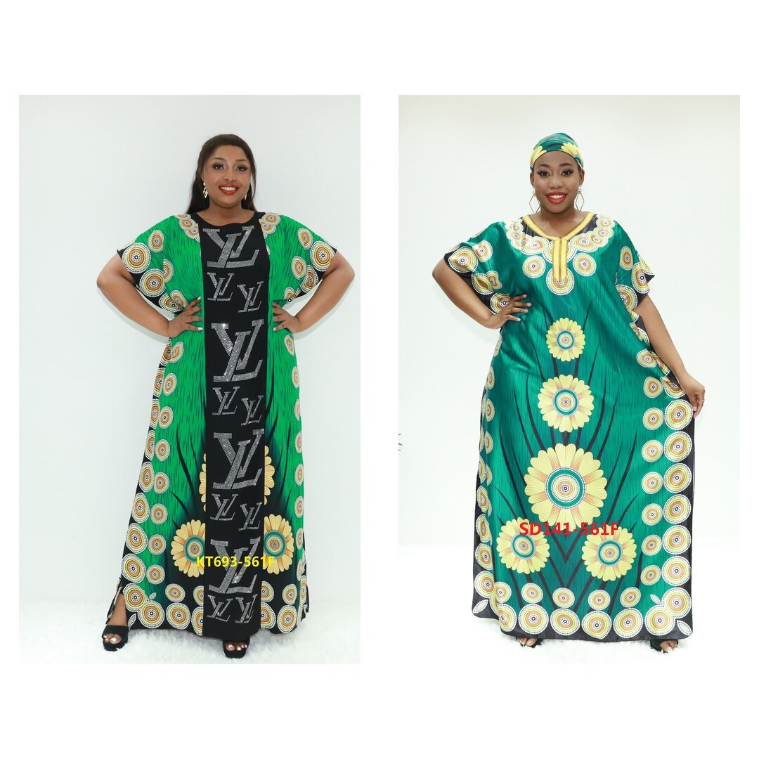 Roupas étnicas Royal Marroquino Kaftan KT693-561F Congo Muslim Dress Kaftan