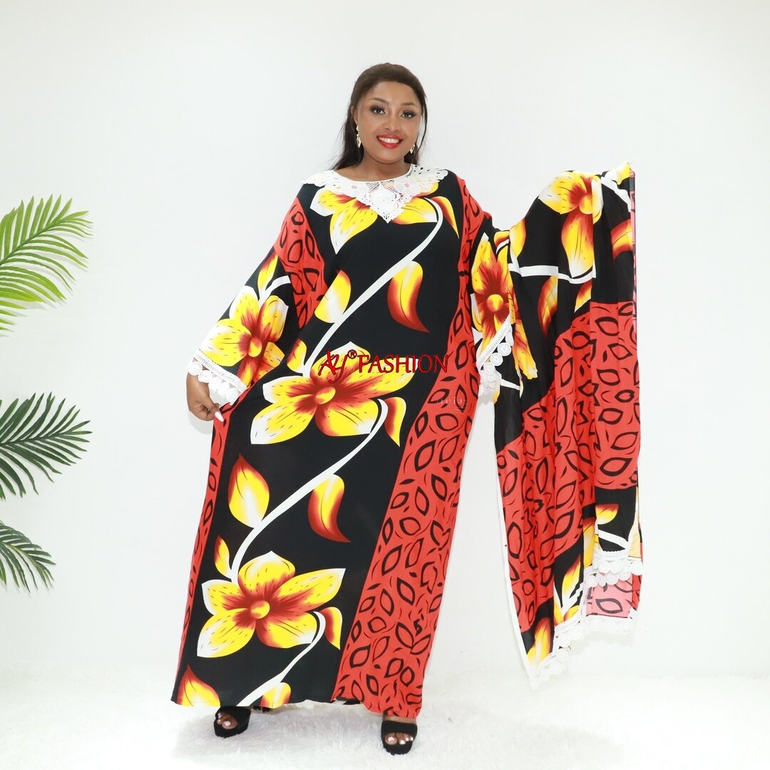 Платье Африки Дубай Абая 2022 Роскошное KT96-601BS10 Tanzania Kaftan Caftan