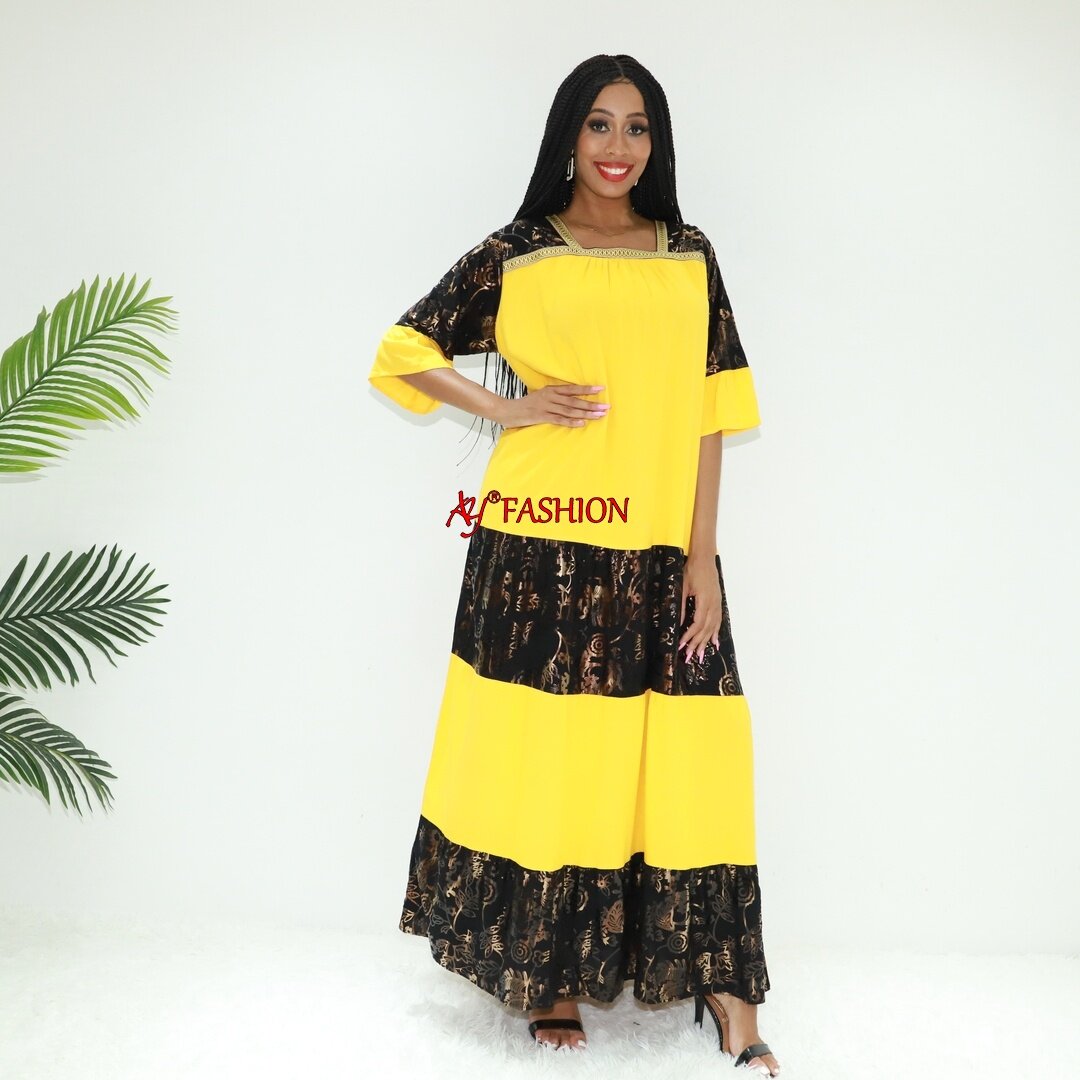 Afrique Robe d'été Kaftan Love Sahara STA2703f Tanzania Caftan Dashiki Robe