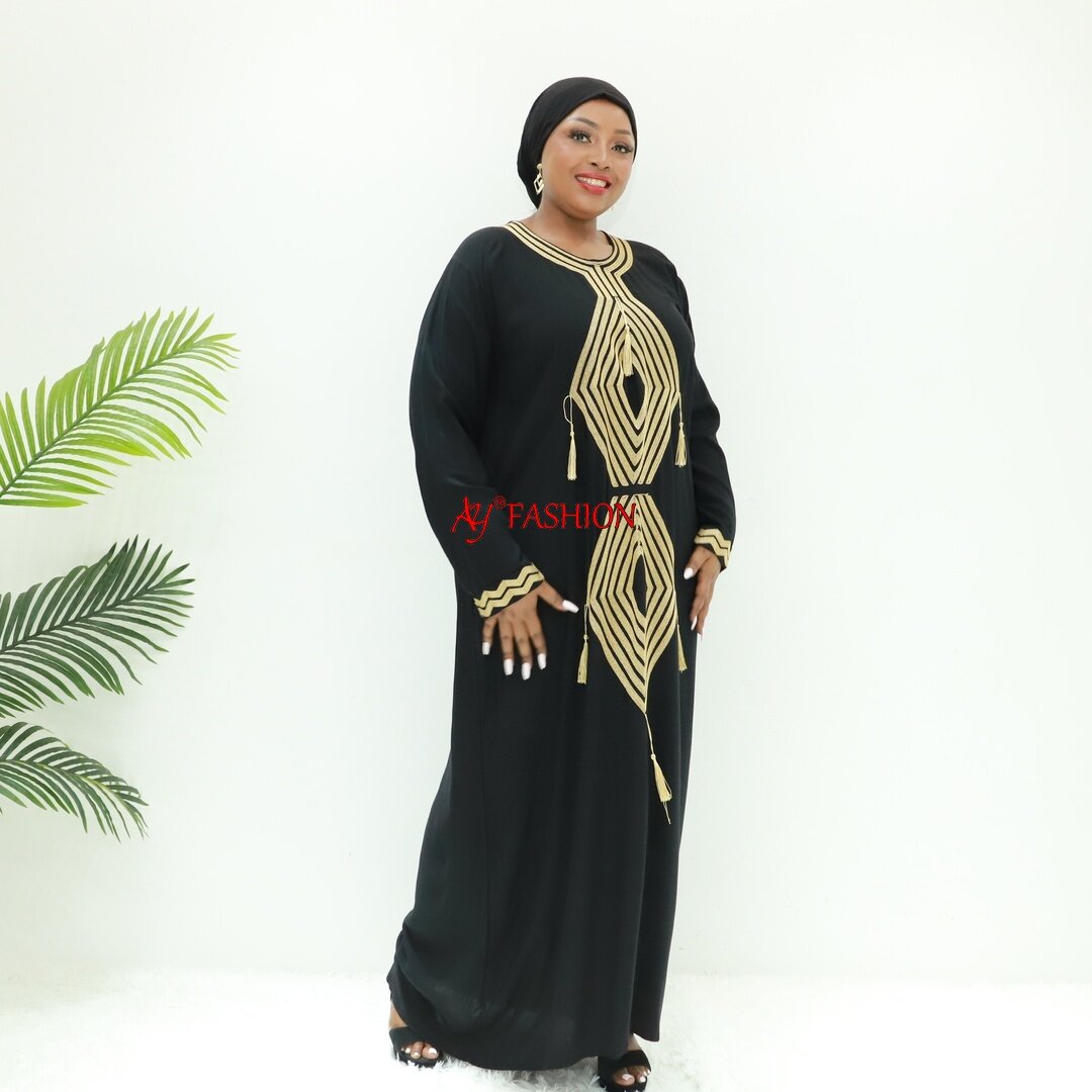 Ropa étnica Damas Abayas con bufanda AY STA2705F TOGO BOUBOU DERA