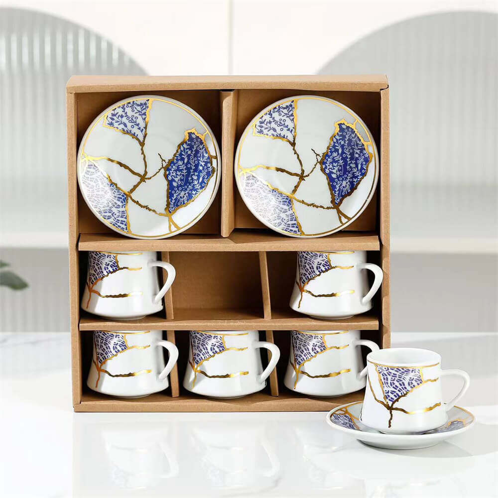 turkish coffee cup set, breakfast cup and saucer, mug and saucer set