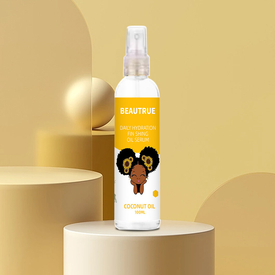 YOUR LOGO Natural Baby Hair Products Kids Leave-in Conditioner With Coconut Oil Smoothing Hair