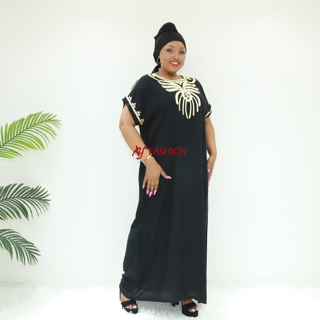 Vestido de mujeres musulmanas Abaya Cutting Love Sahara AC396-6F Togo Boubou Kaftan