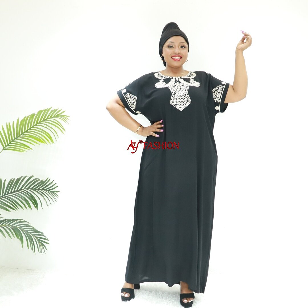 Afrikanische Kleidung Französisch Abaya Ay Fashion AC402f Nigeria Kaftan Kaftan