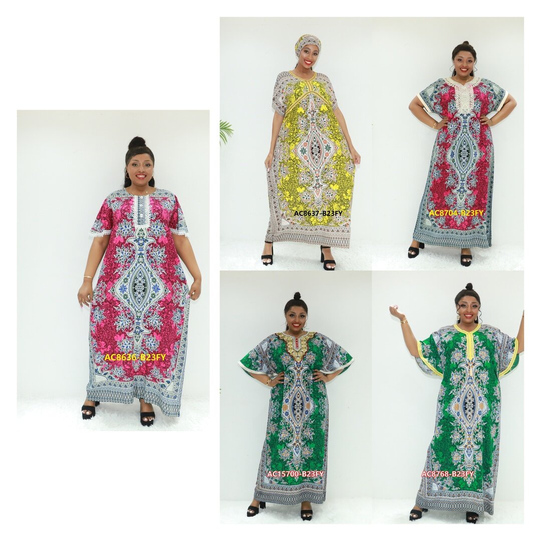 woman ethnic wear boubou 2000 Love Sahara AC8636-B23FY Tanzania muslim dress Dera