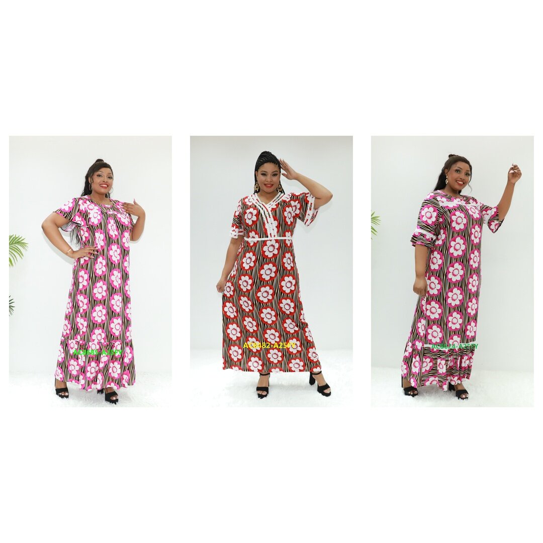 Les femmes musulmanes habillent des cistes Abaya Love Sahara AC8685-A25fy Cameroun Caftan Abaya